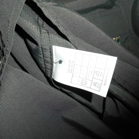 100 % PURE NYLON VENTED BLACK BUTTON‎ DOWN CAMO SHIRT - Picture 14 of 14